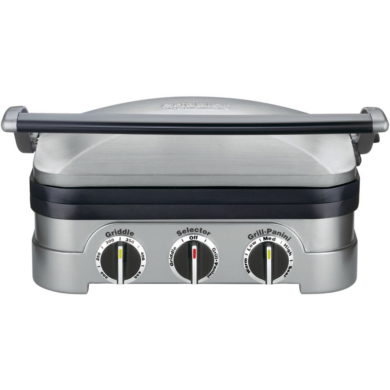 Cuisinart Stainless Steel Griddler, 5-in-1 Panini Press